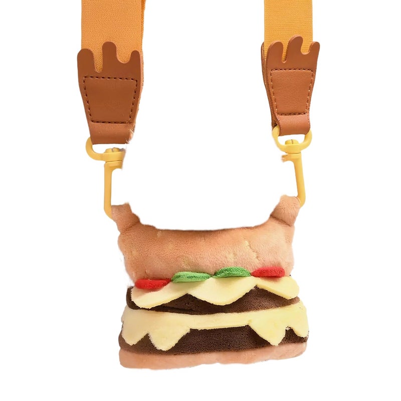 VVQUI 2026 New Adorable One-Piece Hamburger Clothes for 17cm Dolls, Outfits for Clothes Set, Cute Dolls Keychain Accessories (Doll Not Included) - Image 1